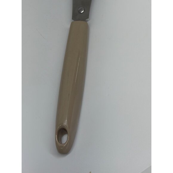 Vintage Flint Arrowhead Spatula 12.5" Stainless Steel Acrylic Handle USA MCM - Picture 7 of 8